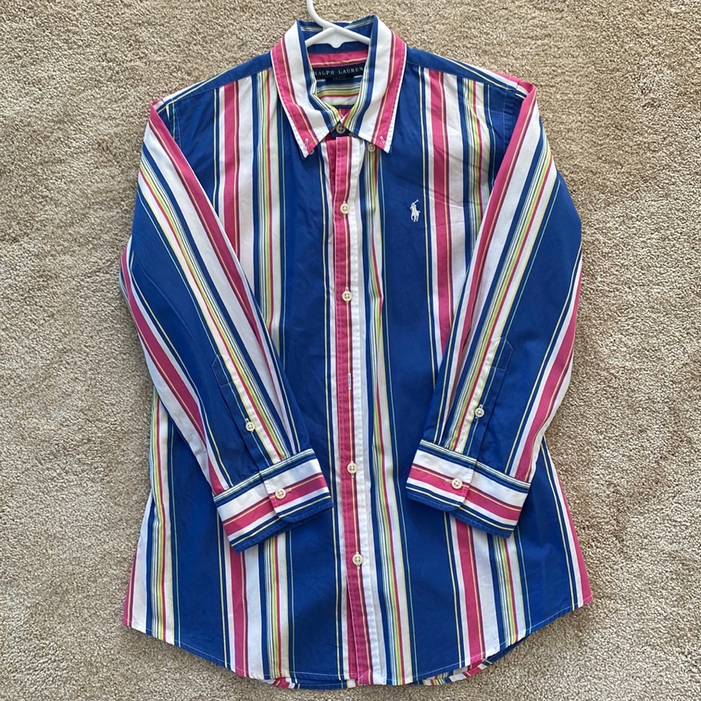 Stripes Ralph Lauren Oxford sz 8